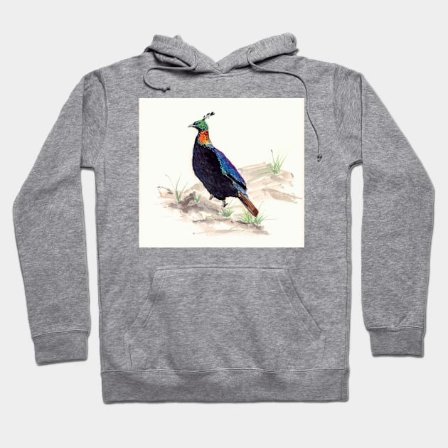 painted bird Hoodie by Pavlushkaaa